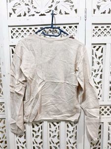 🎀 Imported Elegant Embellished Collar Sweater A