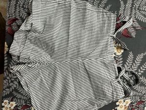 Striped Tie-Waist Shorts