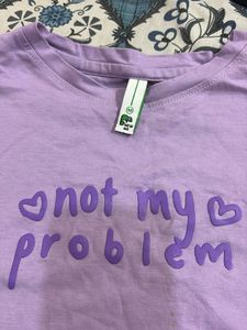 Lilac Graphic T-Shirt- Wore once