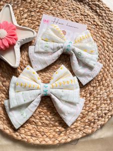 2 Pcs Bling Bows