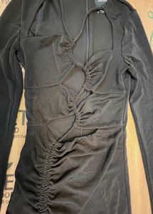 Bershka Black Mini Dress
