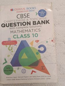 Class 10 Oswal Maths Question Bank