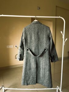 Elegant Herringbone Overcoat