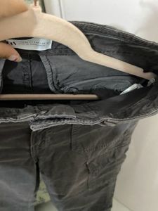 ZARA Grey Cargo Pants
