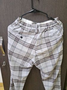 Check Print Women Trouser