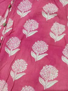 Printed Cotton Short Kurti