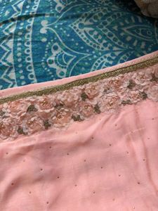 Elegant Pink Saree