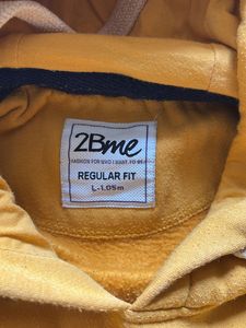 Printed Mustard Hoodie