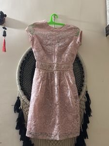 Pink Lace Dress