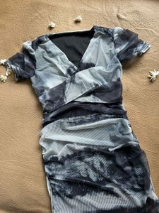 Newme Black Marble Dress