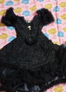 Girls' Party Dress - Black
