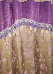 Best Quality Like New 7 Pink Flower Print Curtain