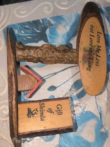 Wooden 'Gift of Shimla' Decor