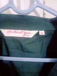 Green Cotton Co Ord Set
