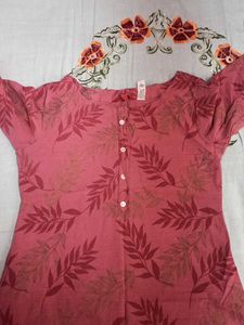 Leaf Print Kurta