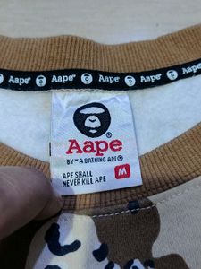 Aape By Bape Camo Print Sweatshirt