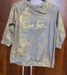 Sparkly Gold San Frisco Tops
