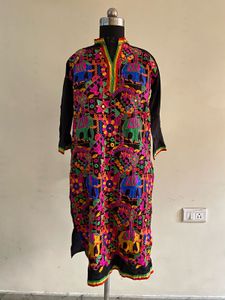 Jaipuri Elephant Print Kurta