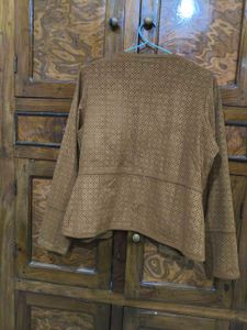 Chocolate brown short jacket