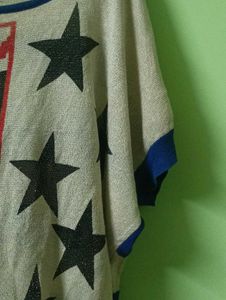 off shoulder Y2K newyork top