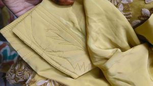 Yellow Embroidered Kurta Set