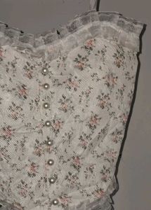 Floral Lace Corset Top