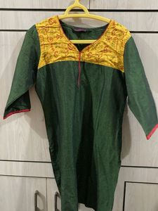 Ethnic Green Kurti