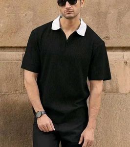 Stylish Black Polo T-Shirt