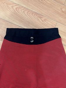 Long Skirt Red Stripes Size S, M , L, XL, XXL