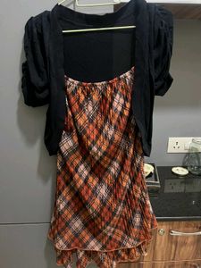 Dress With Attached Jacket