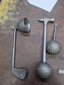 Vintage Golf Inspired Bar Tools