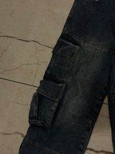 Zara Denim Cargo Pants for men and woman unisex