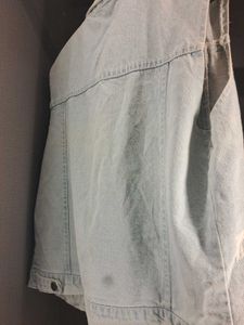 Distressed Denim Vest