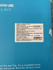 Ambrane Travel Kit - New!