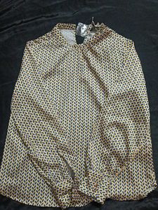 Brand New Cream Blouse – Unused with Tag