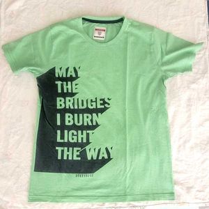 Men Green Tshirt
