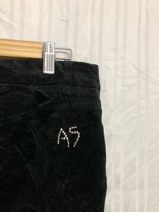 Ana Sousa Black Cotton Pants