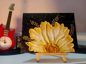 3D Black And Golden Painting