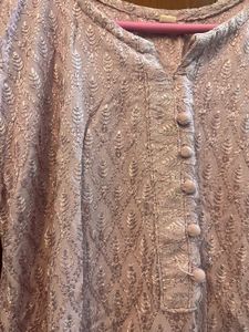 Lilac Embroidered Kurta with Sequins – XS/S