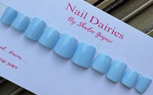 Sky Blue Press-On Nails