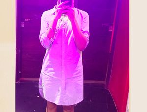 Zara Long Shirt Like One Piece (33inch Front L