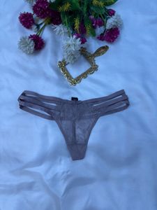 Lace Detail Thong