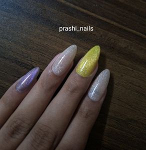 Premium Cat Eye Handmade Press On Nails (040)