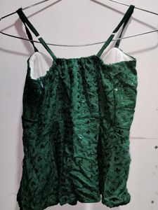 Green Short Kurti