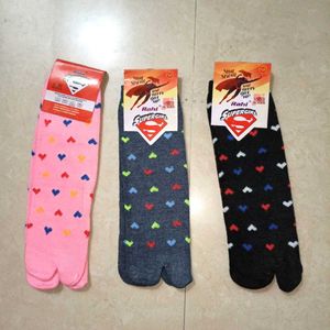 3 Socks Combo Brand New