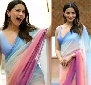Alia Bhatt Saree (Rocky And Rani)