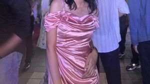 Pink Satin Dress💗