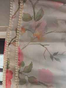 Floral Print Saree