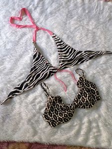 Zebra & Leopard Bikini Set