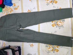 Olive Green Slim Fit Chinos